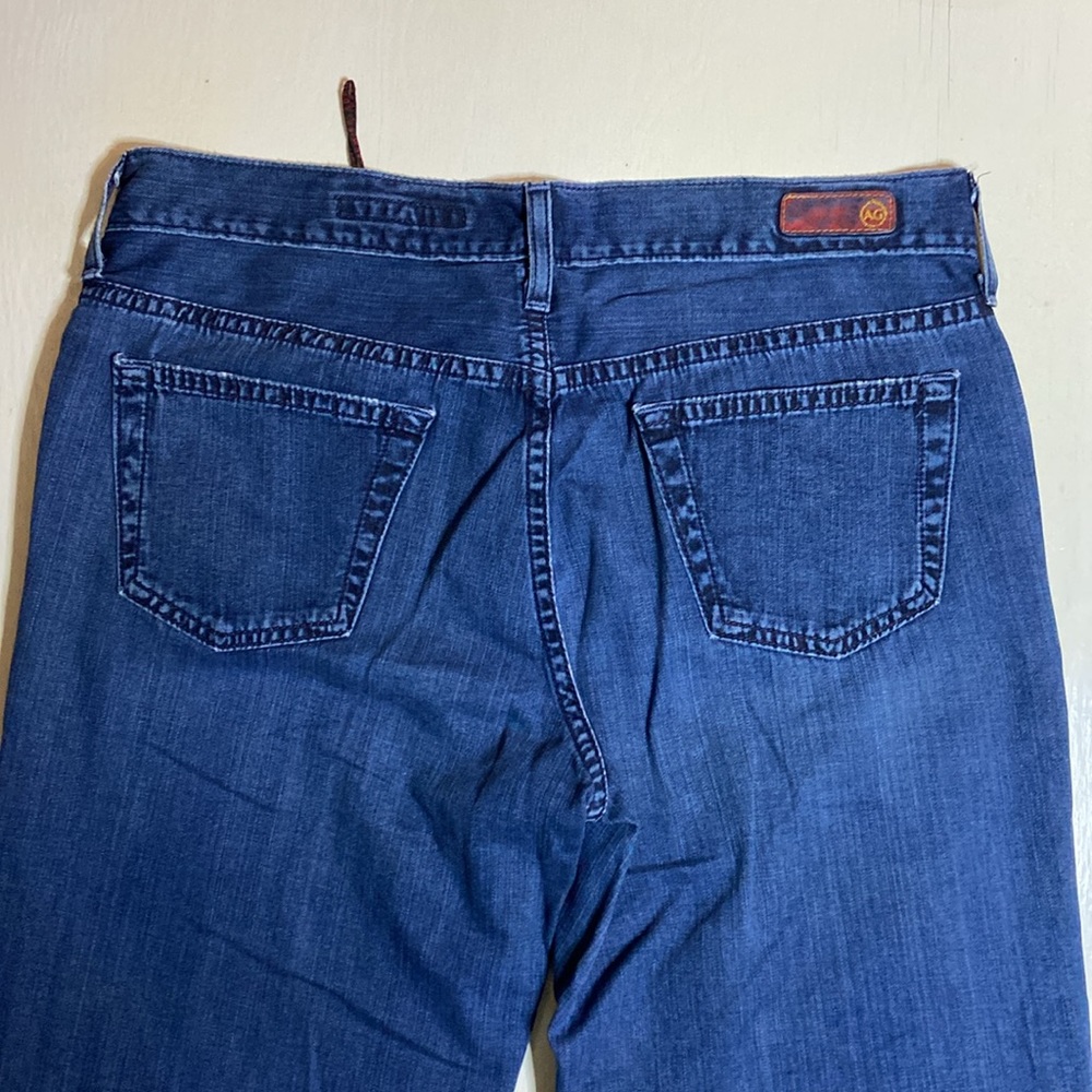 AG Adriano Goldschmied | Women's The Glisten Low Rise Wide Leg Jeans | sz 29R - Picture 9 of 11
